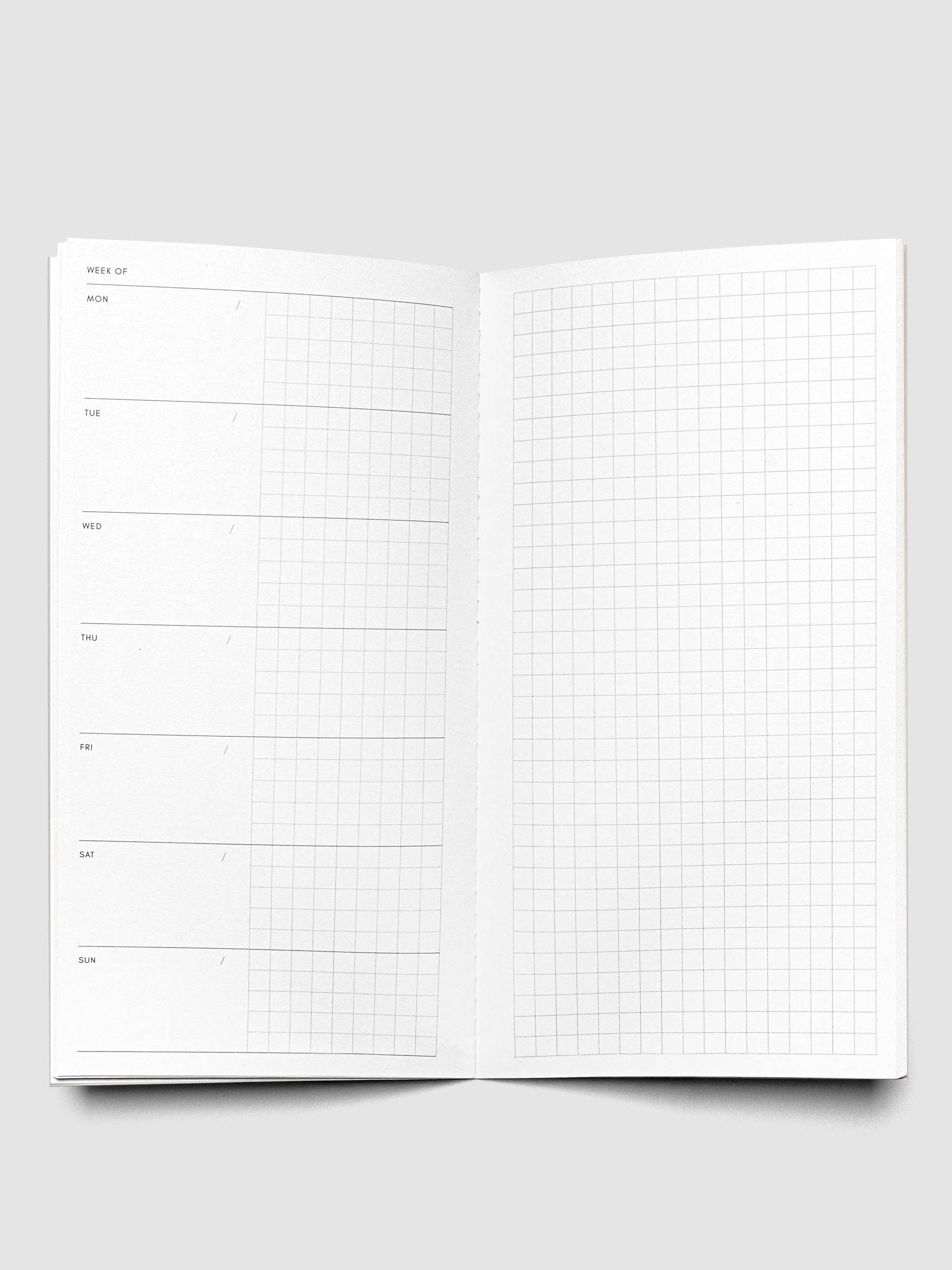 Cloth & Paper - Travel Notebook | A5 Slim: Goal Tracking | Ibiza