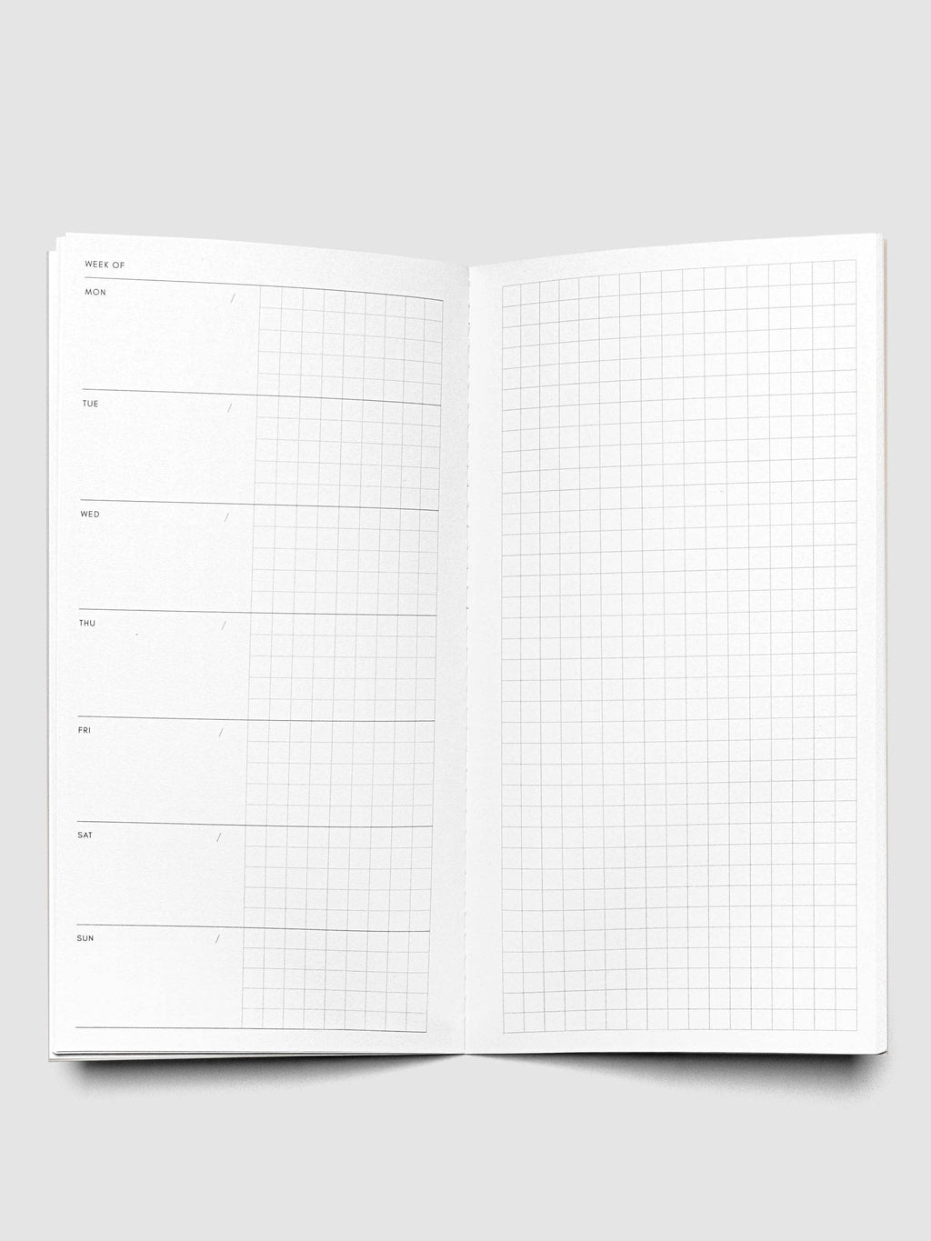 Cloth & Paper - Travel Notebook | A5 Slim: Undated Daily | Verona