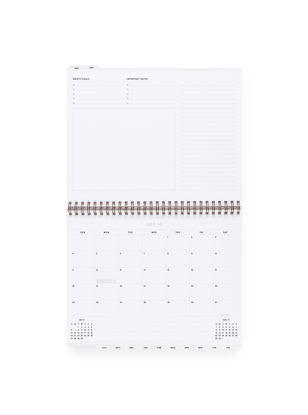 Appointed - 26-27 Weekly Task Planner: Charcoal Gray