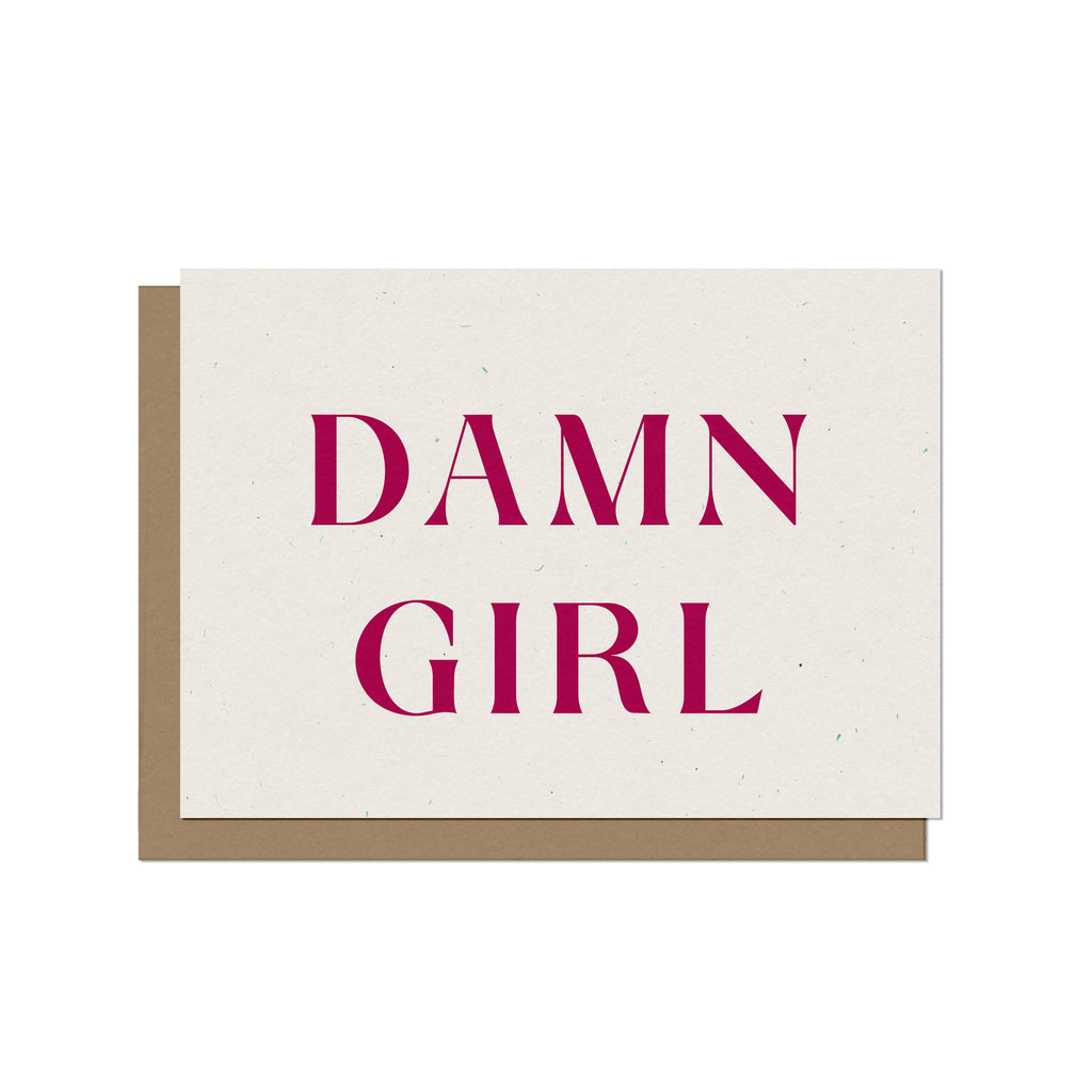 Statement Goods - Damn Girl Birthday Card