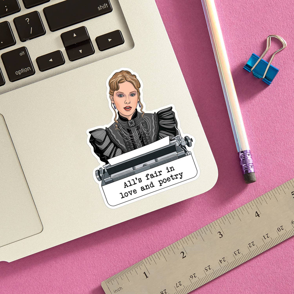 THE FOUND - Taylor Love and Poetry Die Cut Sticker