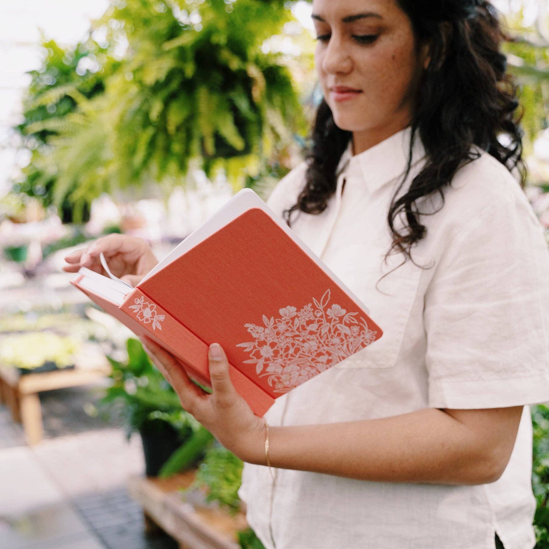 Archer and Olive - Wildflowers | Notebook: Dot Grid / A5