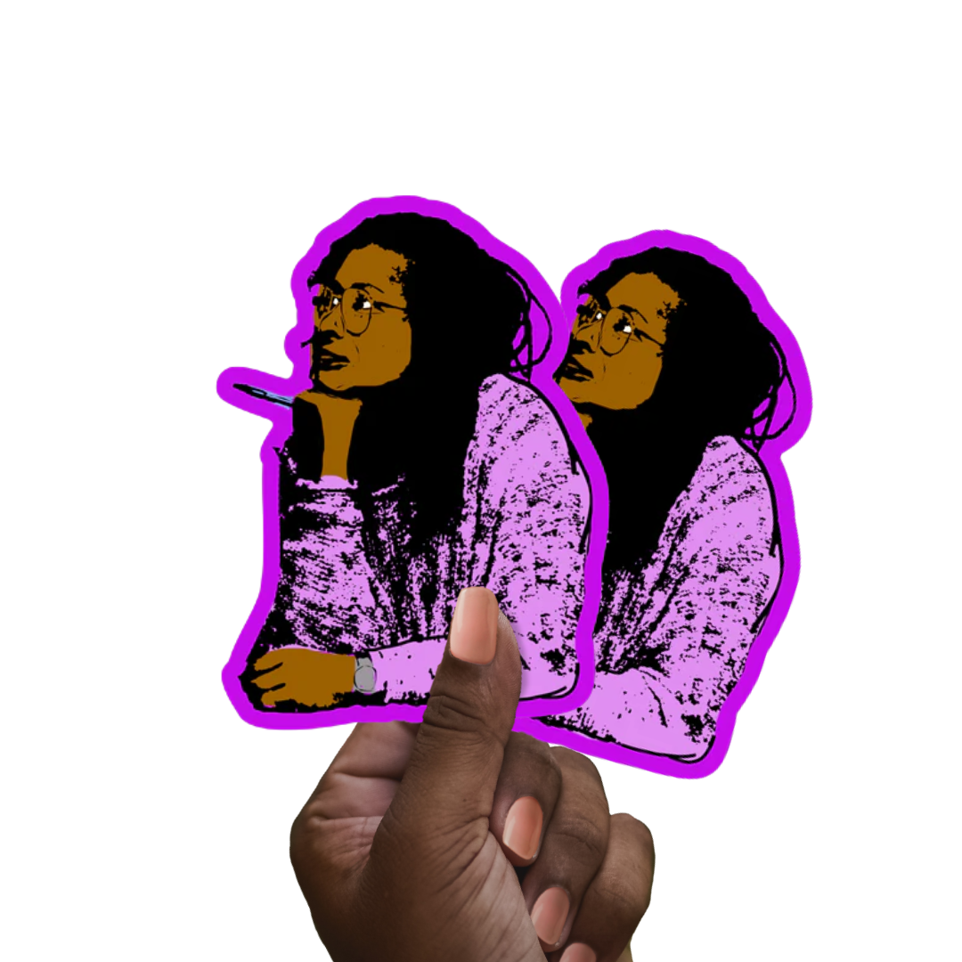 CheerNotes Greeting Cards & Stationery - Alice Walker Vinyl Sticker