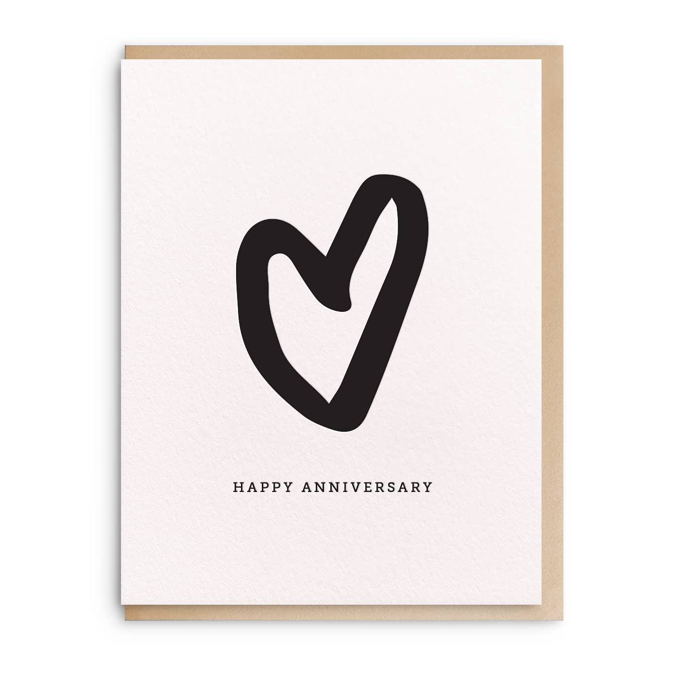 Dahlia Press - Anniversary - Letterpress Anniversary Card