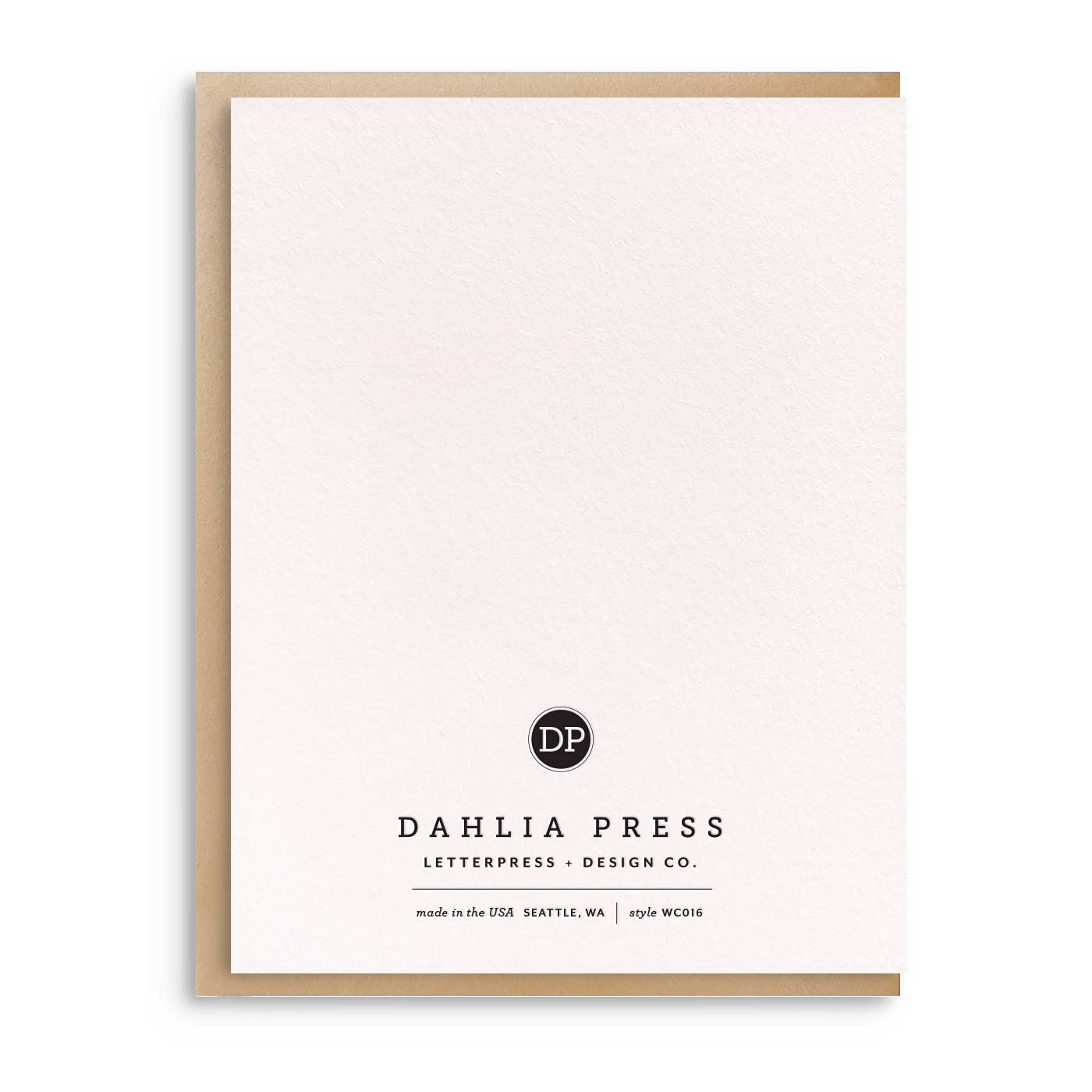 Dahlia Press - Anniversary - Letterpress Anniversary Card