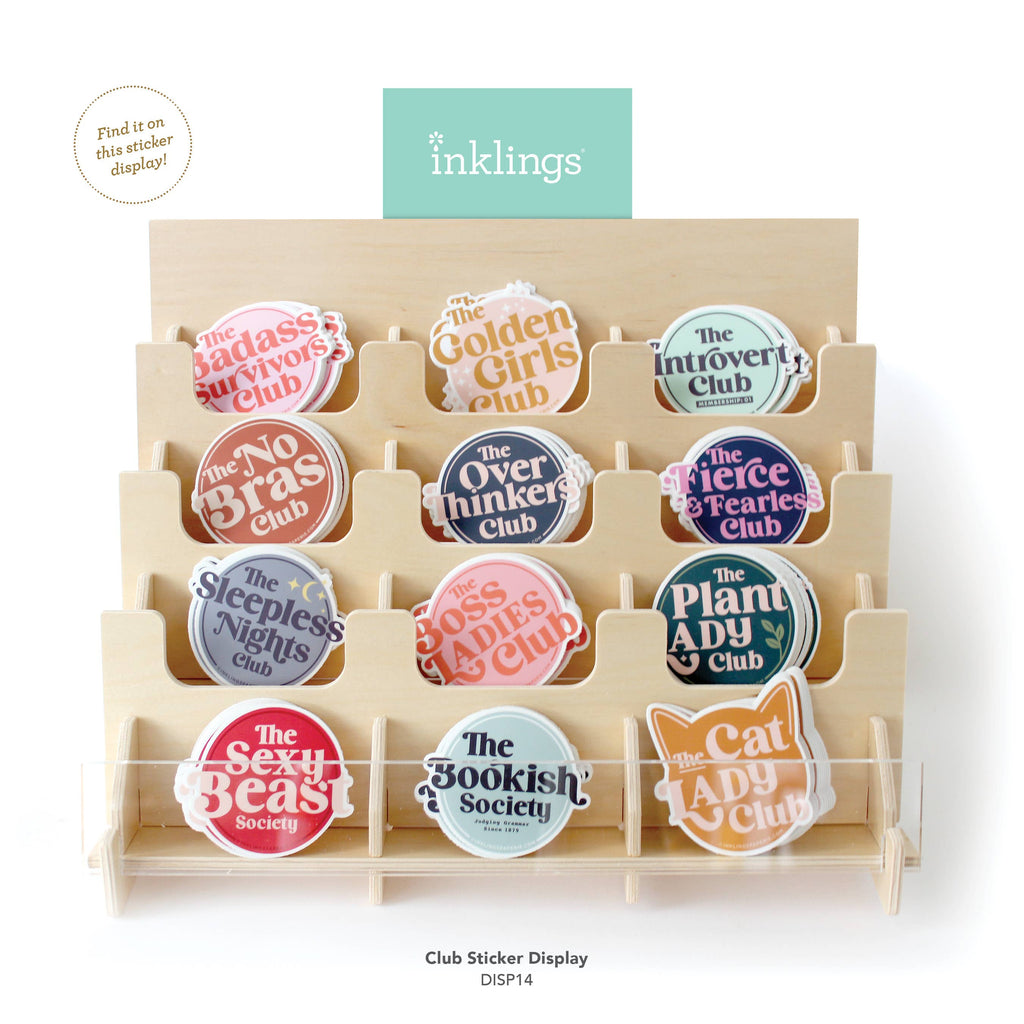 Inklings Paperie - Vinyl Sticker - Overthinkers Club
