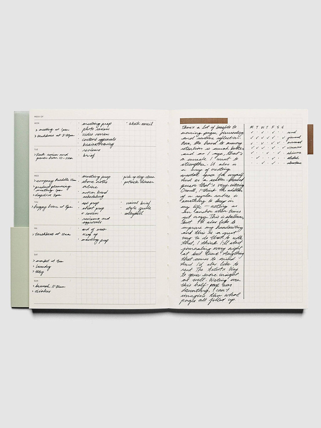 Cloth & Paper - Perfect Bound Notebook | A5: Lined | Ash