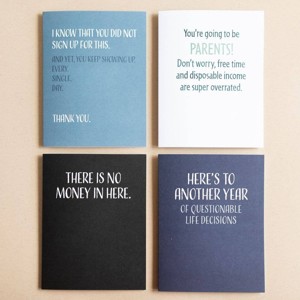 Modern Wit - Birthday Card • Here's to Another Year of Questionable Decisions