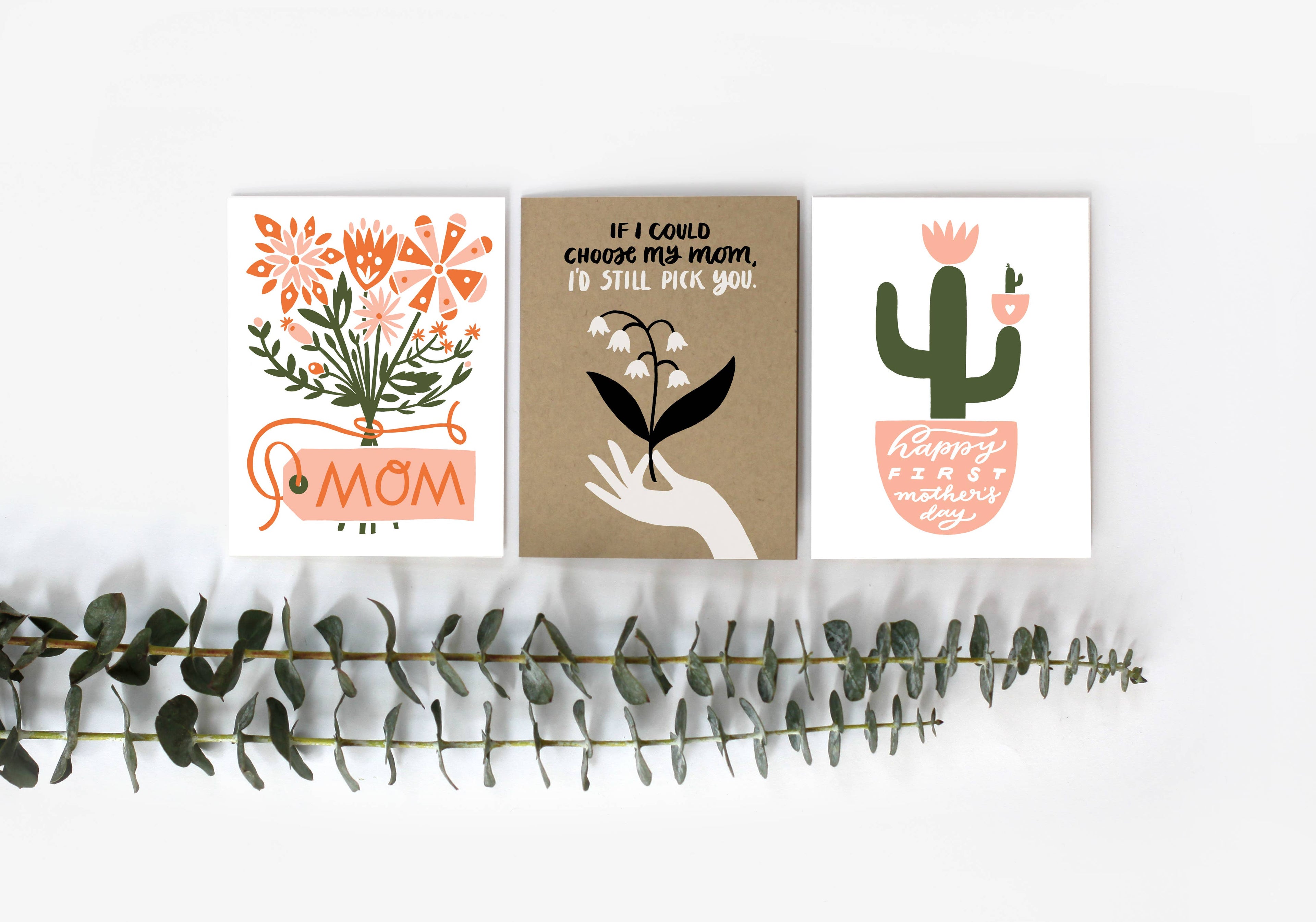 Worthwhile Paper - Mother's Day Flower Bouquet Card