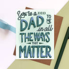 Morgan Swank Studio - Dad to Me | Alternative Father's Day Card