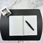 Writing Mat- Italian Repurposed Leather: Congac