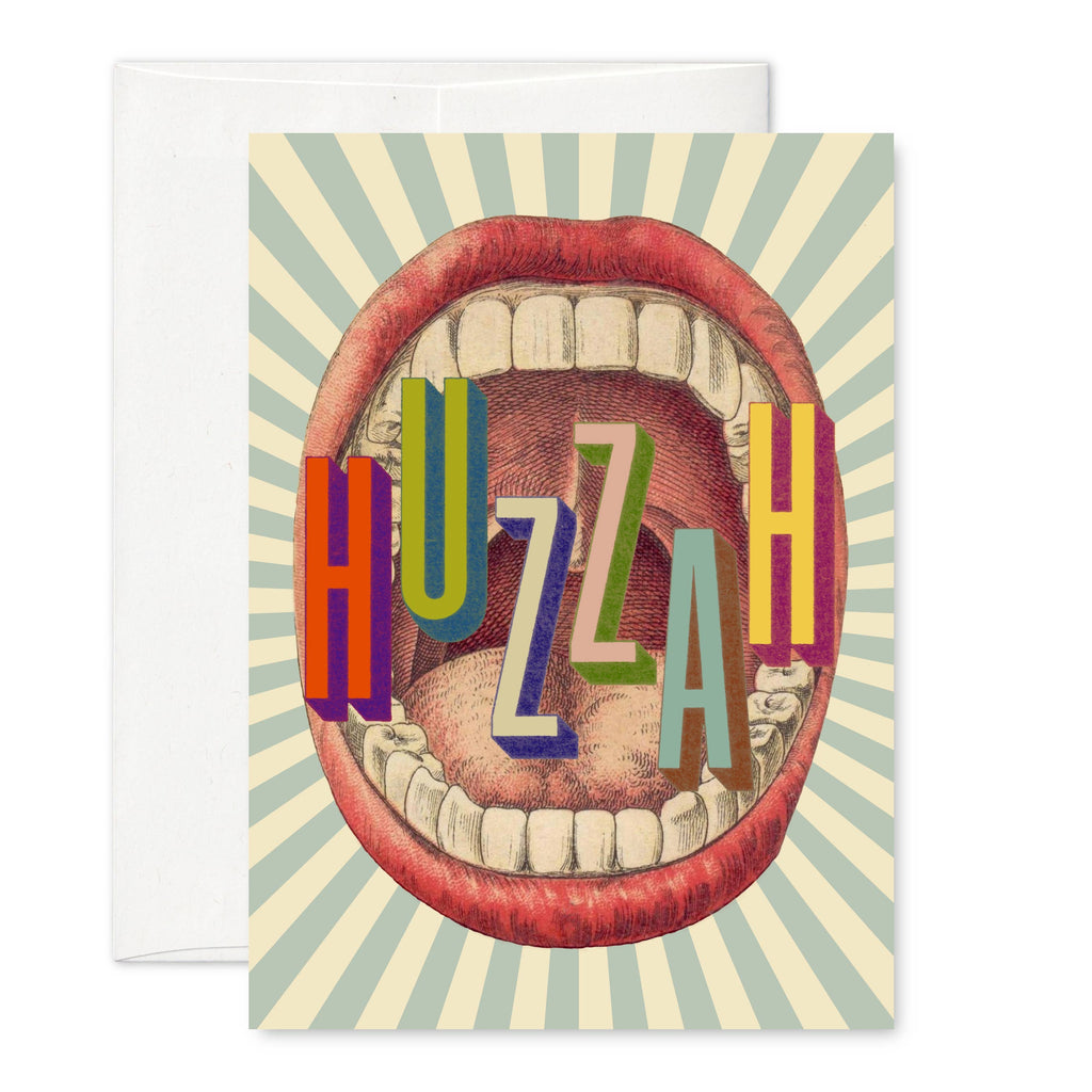 Pictrix Design - "HUZZAH" A6 greeting card
