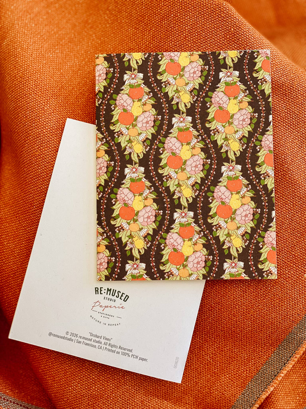 re:mused studio - Orchard Vines A2 Greeting Card