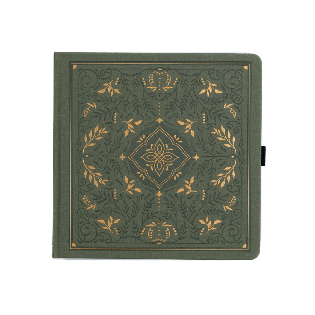 Archer and Olive - Storybook In Vintage Olive Notebook: Blank