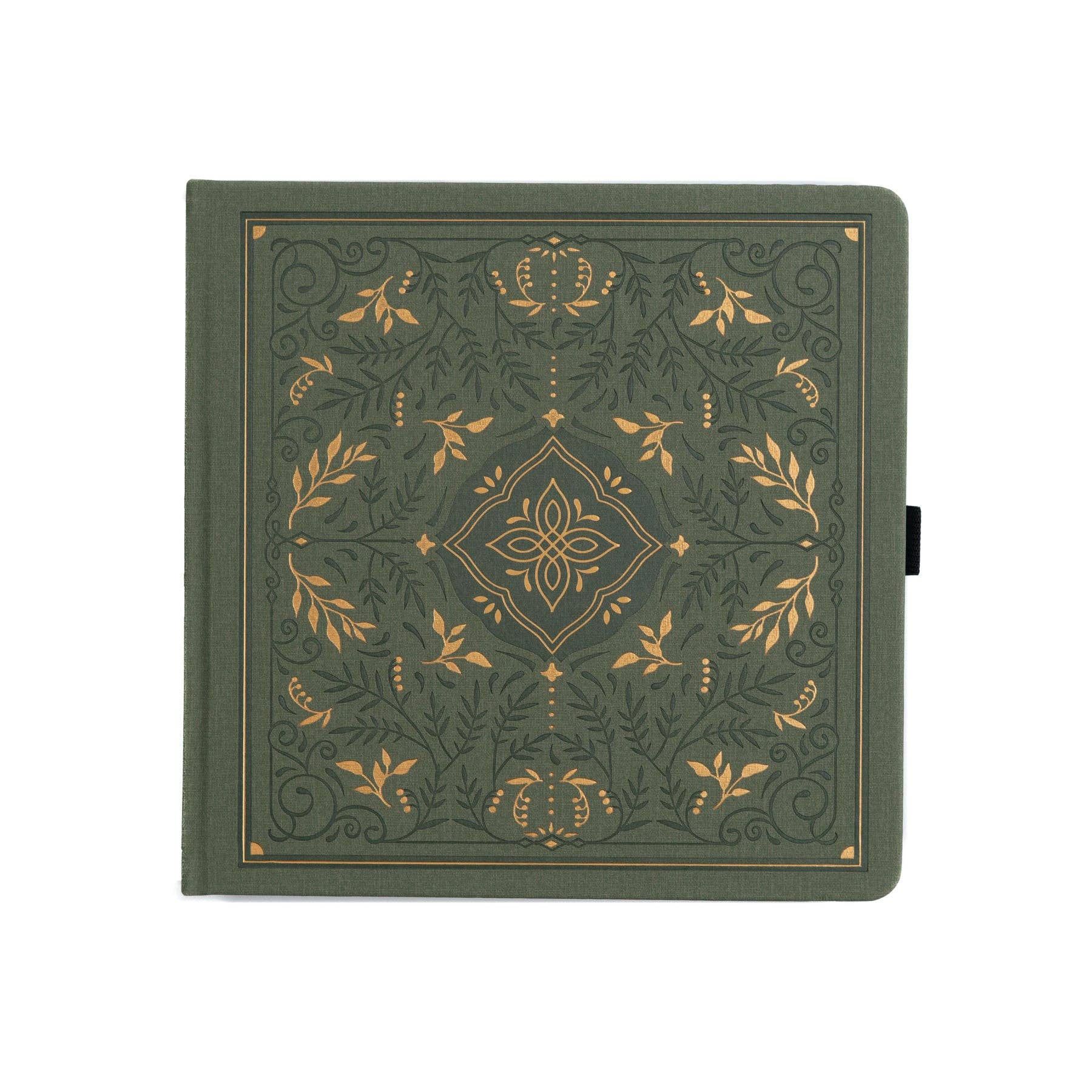 Archer and Olive - Storybook In Vintage Olive Notebook: Blank