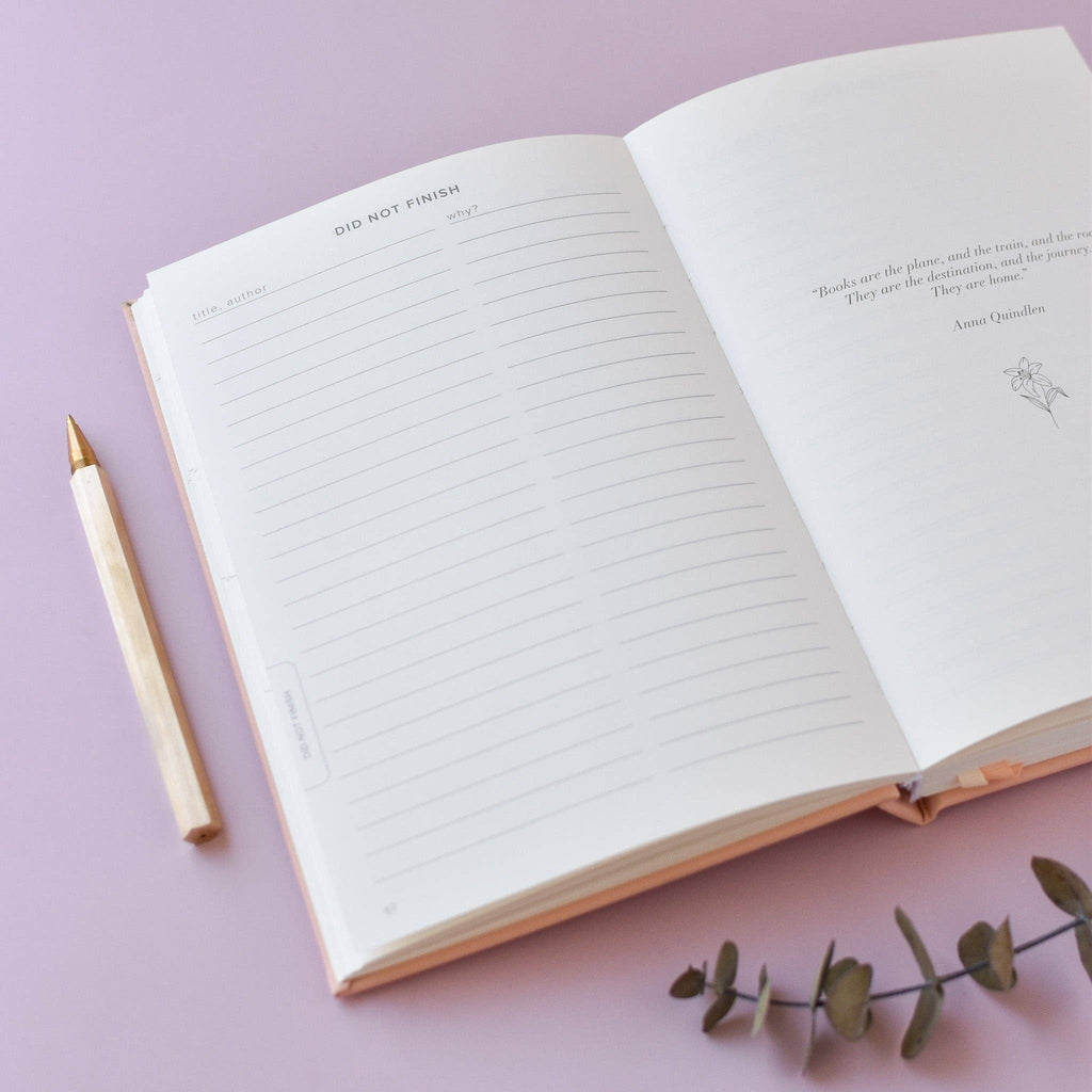 Kunitsa Co - Reading Journal (Avid Reader): Blush