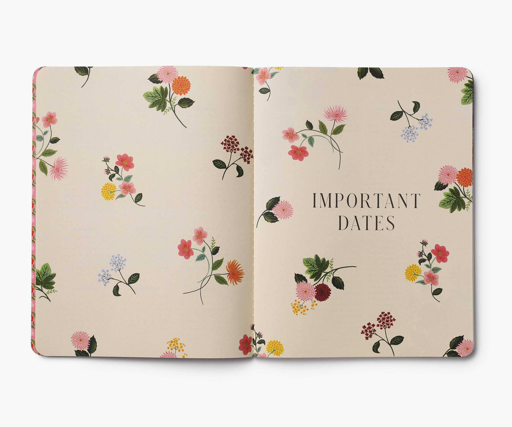 Rifle Paper Co. - 2026 Dahlia 12-Month Appointment Notebook