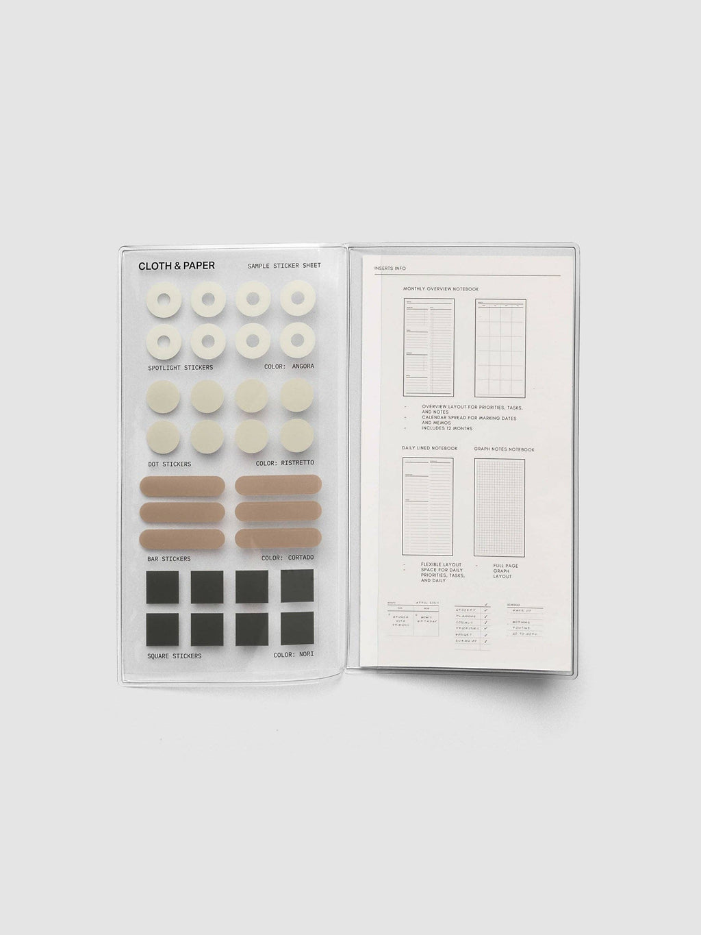 Cloth & Paper - FORMA Travel Notebook Set | Pocket Plus