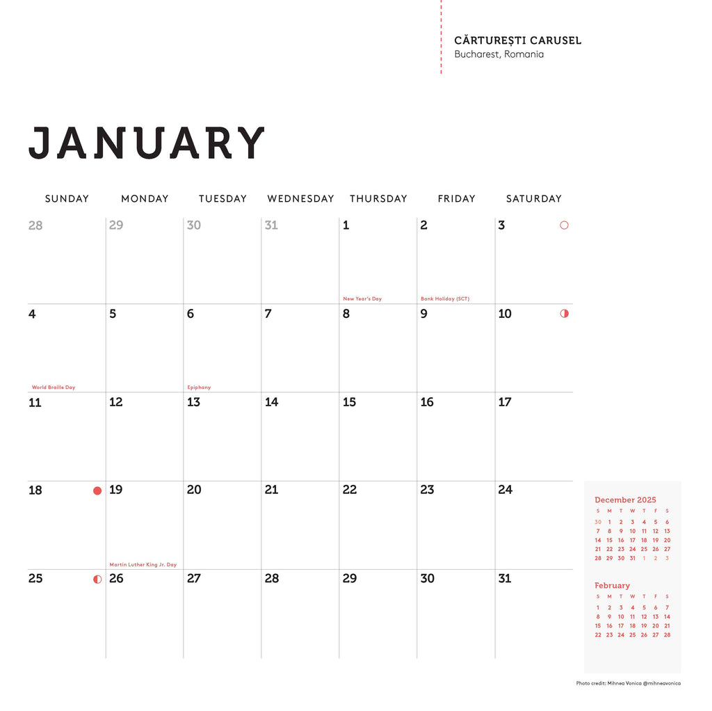 Chronicle Books - This Is My Bookstore 2026 Wall Calendar