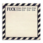 Bad Betty Greeting Co. - Funny Sarcastic Sticky Note Pad - Fuck This, That, Off