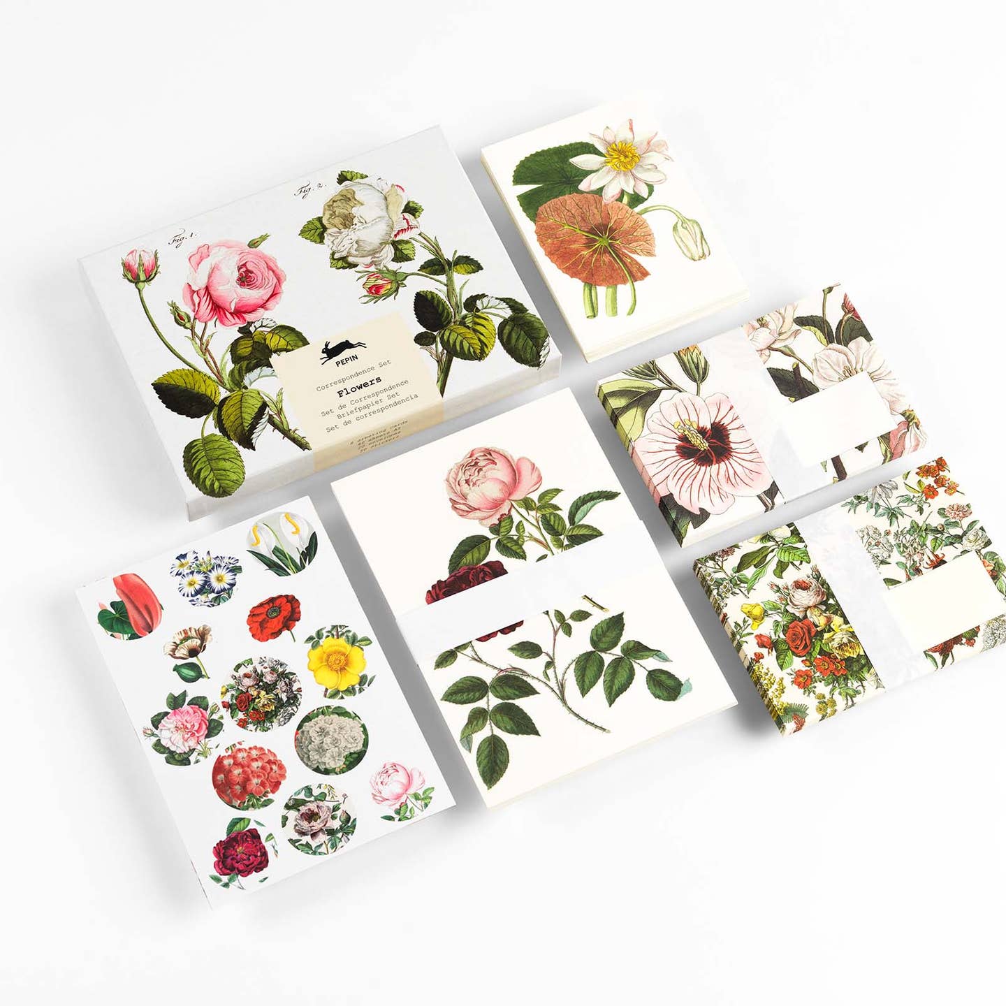 PEPIN, FLOWERS, CORRESPONDENCE SET