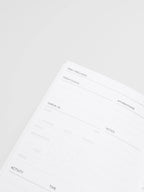Cloth & Paper - Travel Notebook | A5 Slim: Routine Builder | Beignet