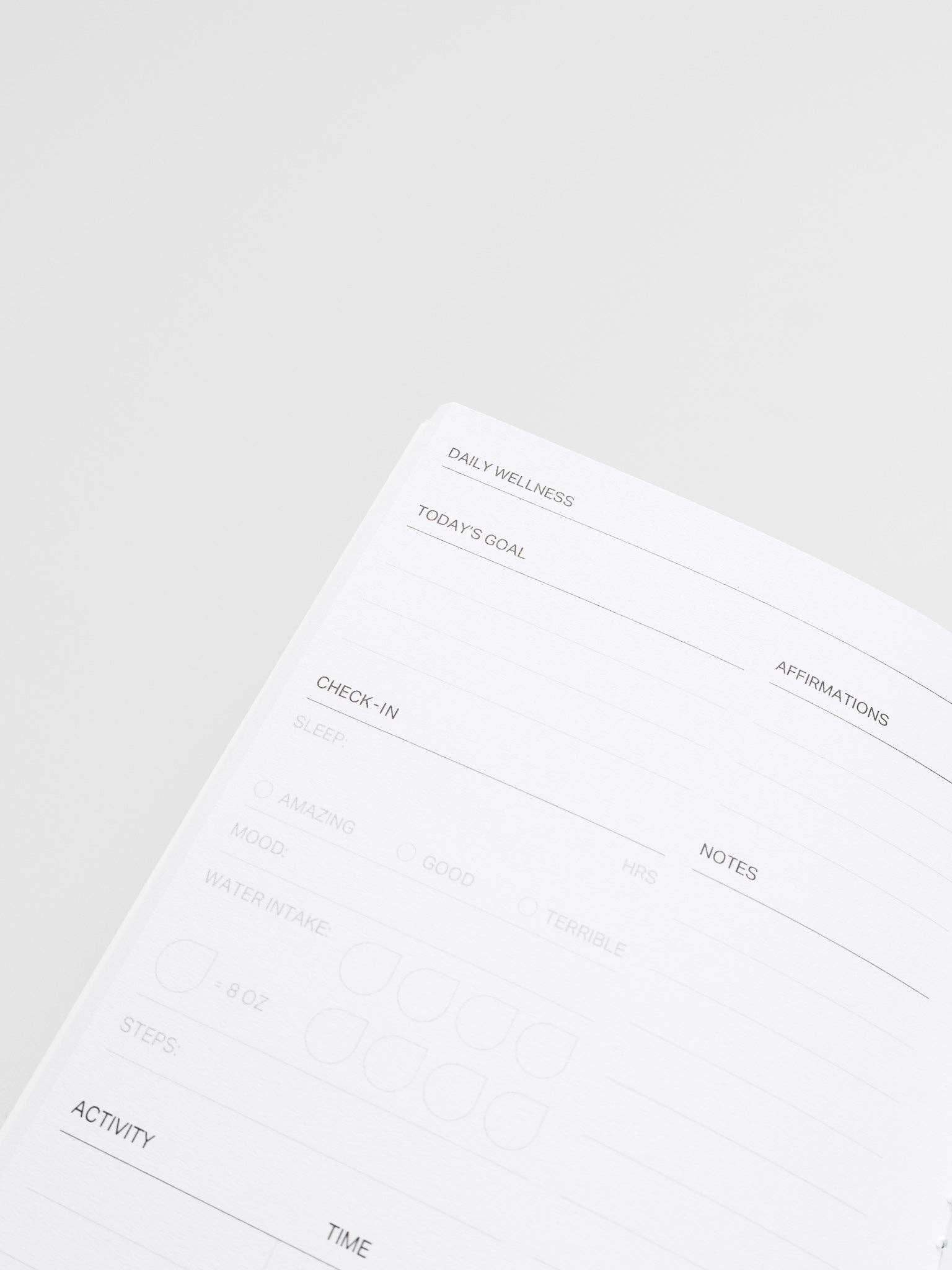 Cloth & Paper - Travel Notebook | A5 Slim: Routine Builder | Beignet