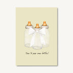 Beyoutifully Made™ - Pop Some Bottles Greeting Card
