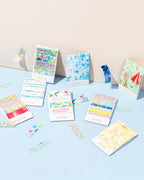 KING JIM - Kitta Portable Washi Decorative Tape- Cute Index seal: Flower 4