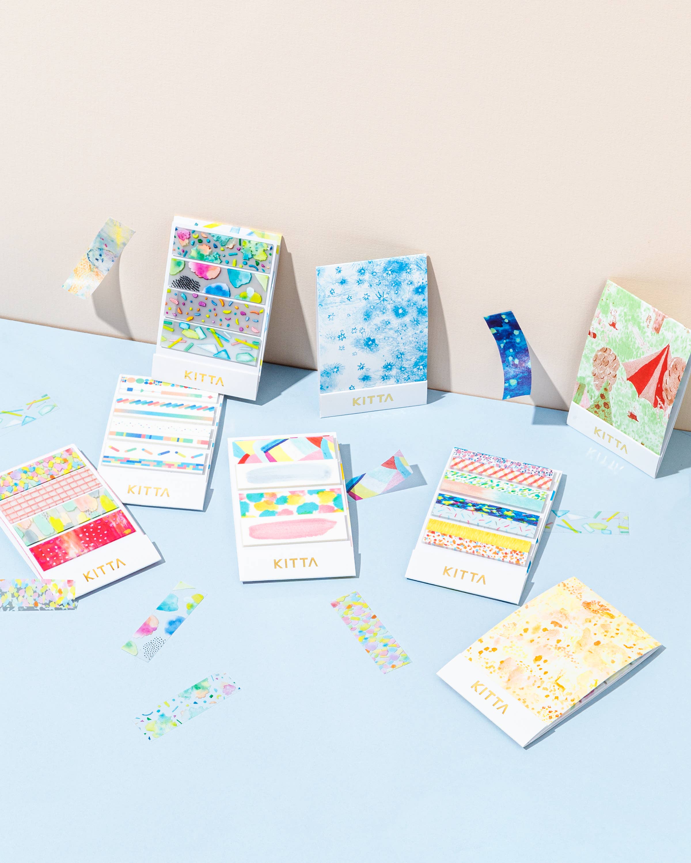 KING JIM - Kitta Portable Washi Decorative Tape- Cute Index seal: Line