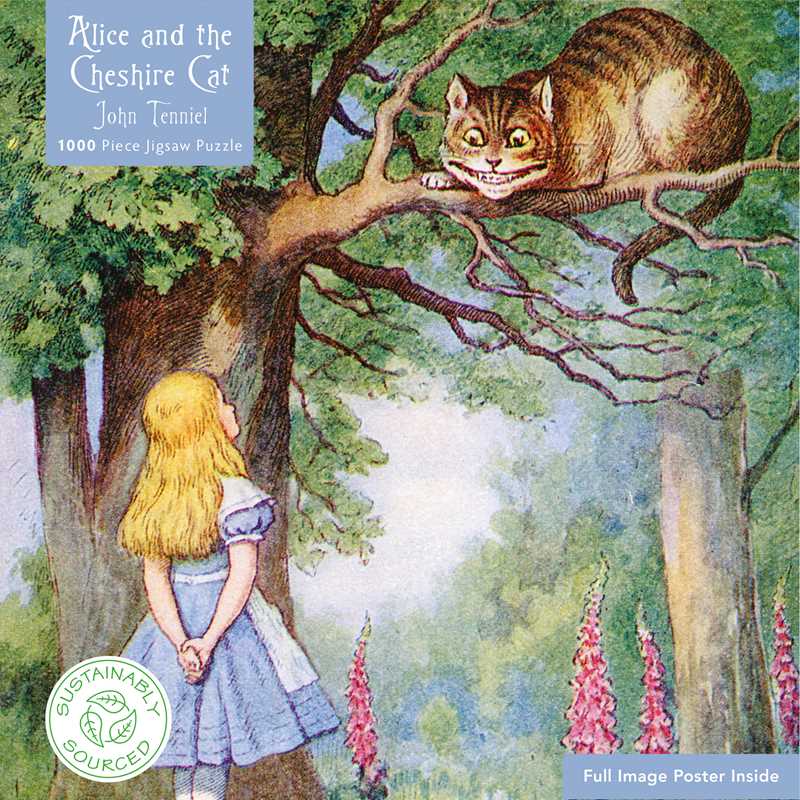 Simon & Schuster - Adult Sustainable Jigsaw Puzzle Alice and the Cheshire Cat