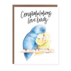Morgan Swank Studio - Love Birds Engagement + Wedding Card