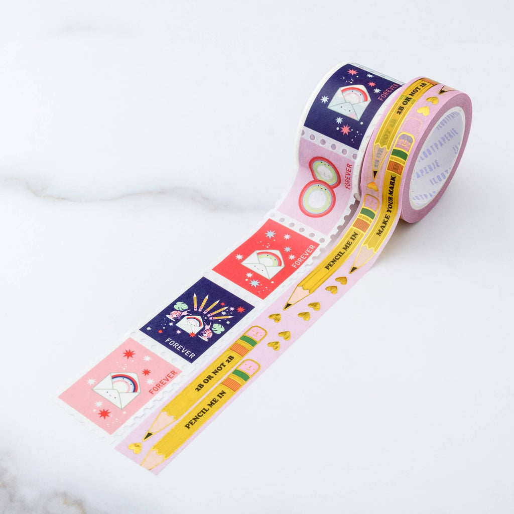 ILOOTPAPERIE - Pencil Gold Foil Washi Tape