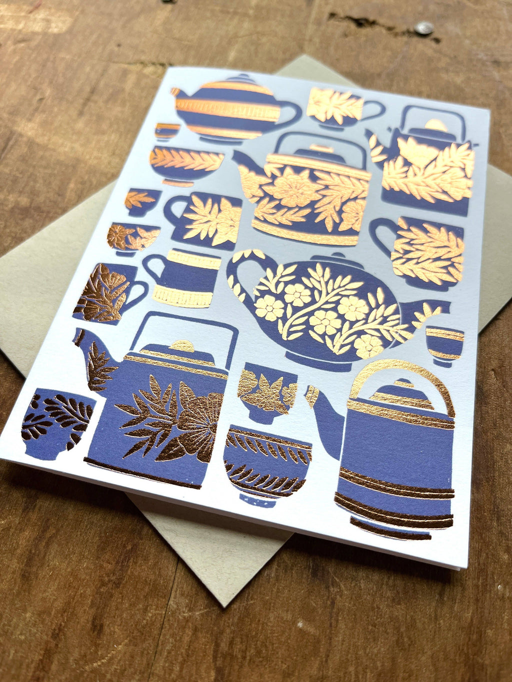 Katharine Watson - Tea Set Greeting Card