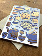 Katharine Watson - Tea Set Greeting Card