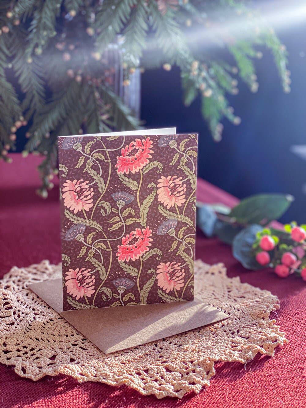 re:mused studio - Thistle Mum A2 Greeting Card