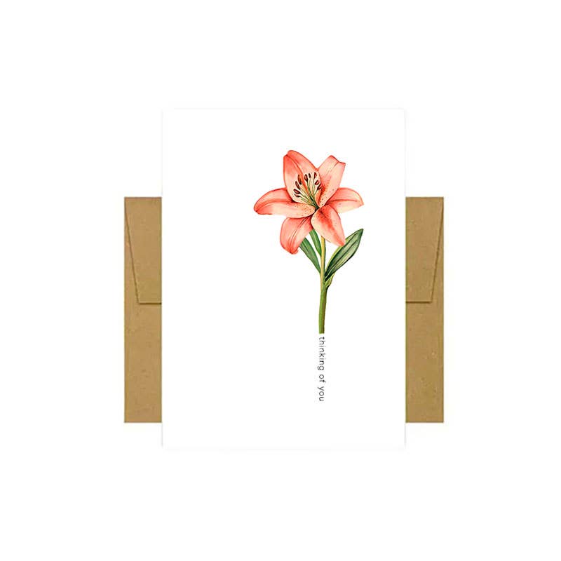 Beyoutifully Made™ - Thinking of You Flower Greeting Card