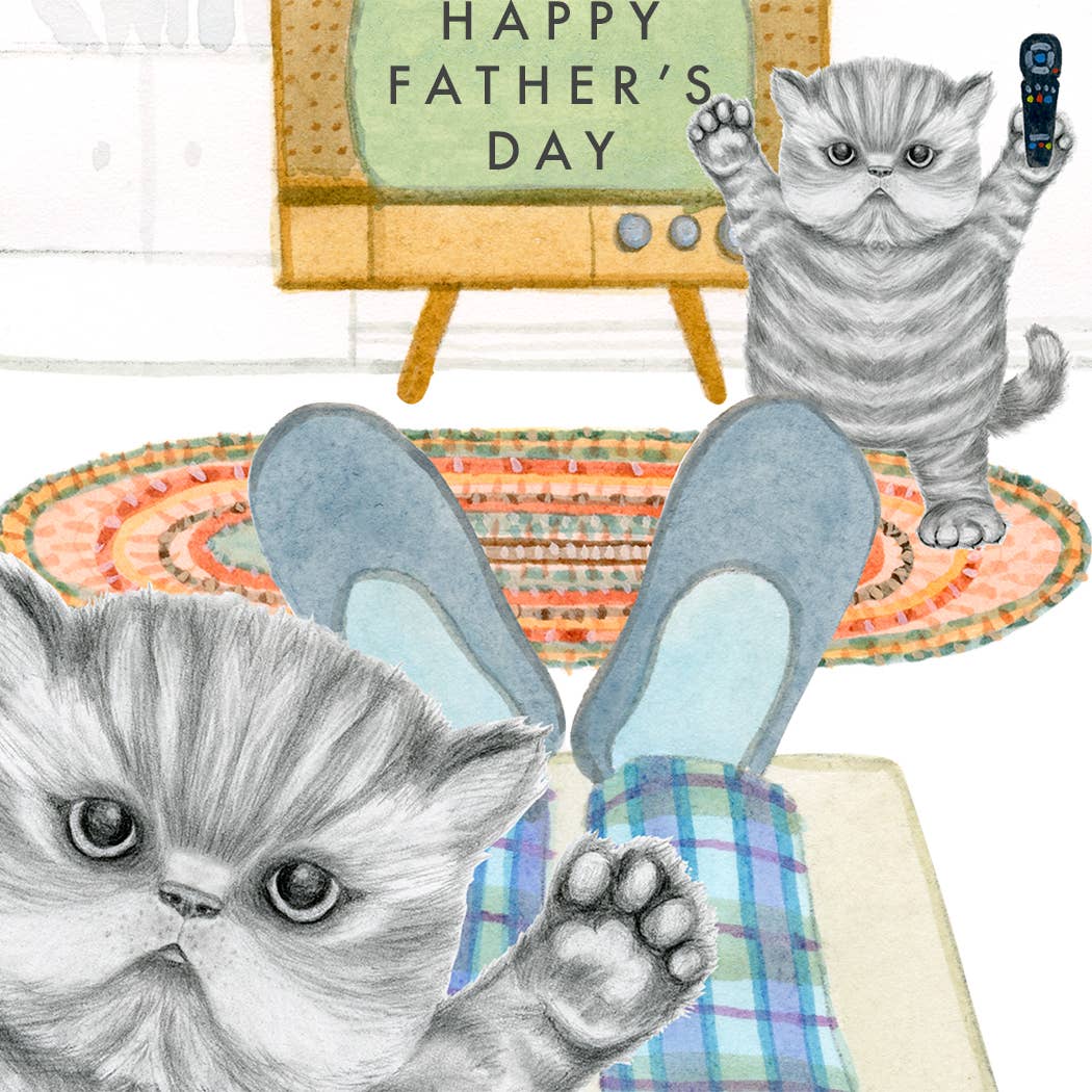Dear Hancock - Naughty Kittens Dad Card