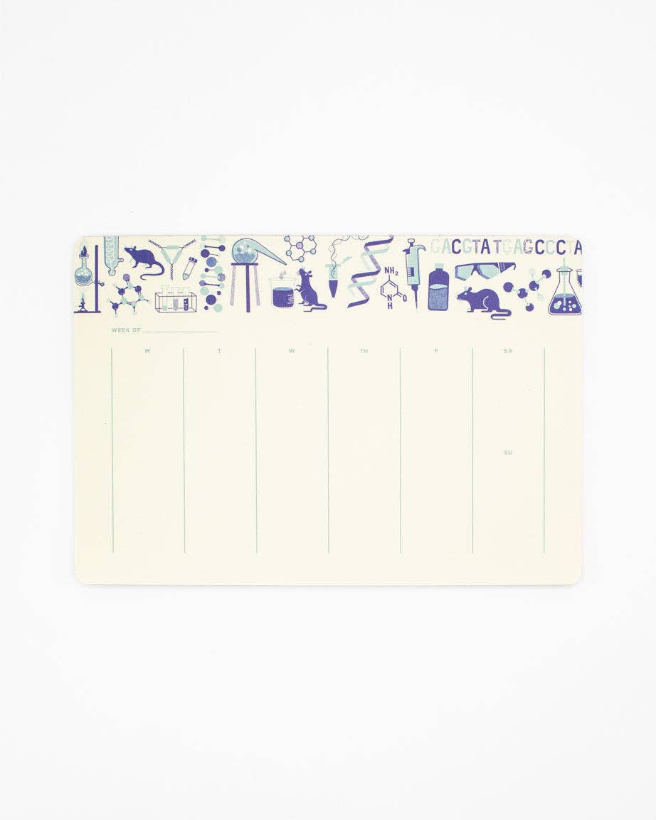 Lab Wall Calendars Cognitive Surplus - Laboratory Science Calendar Pad – rock paper ...