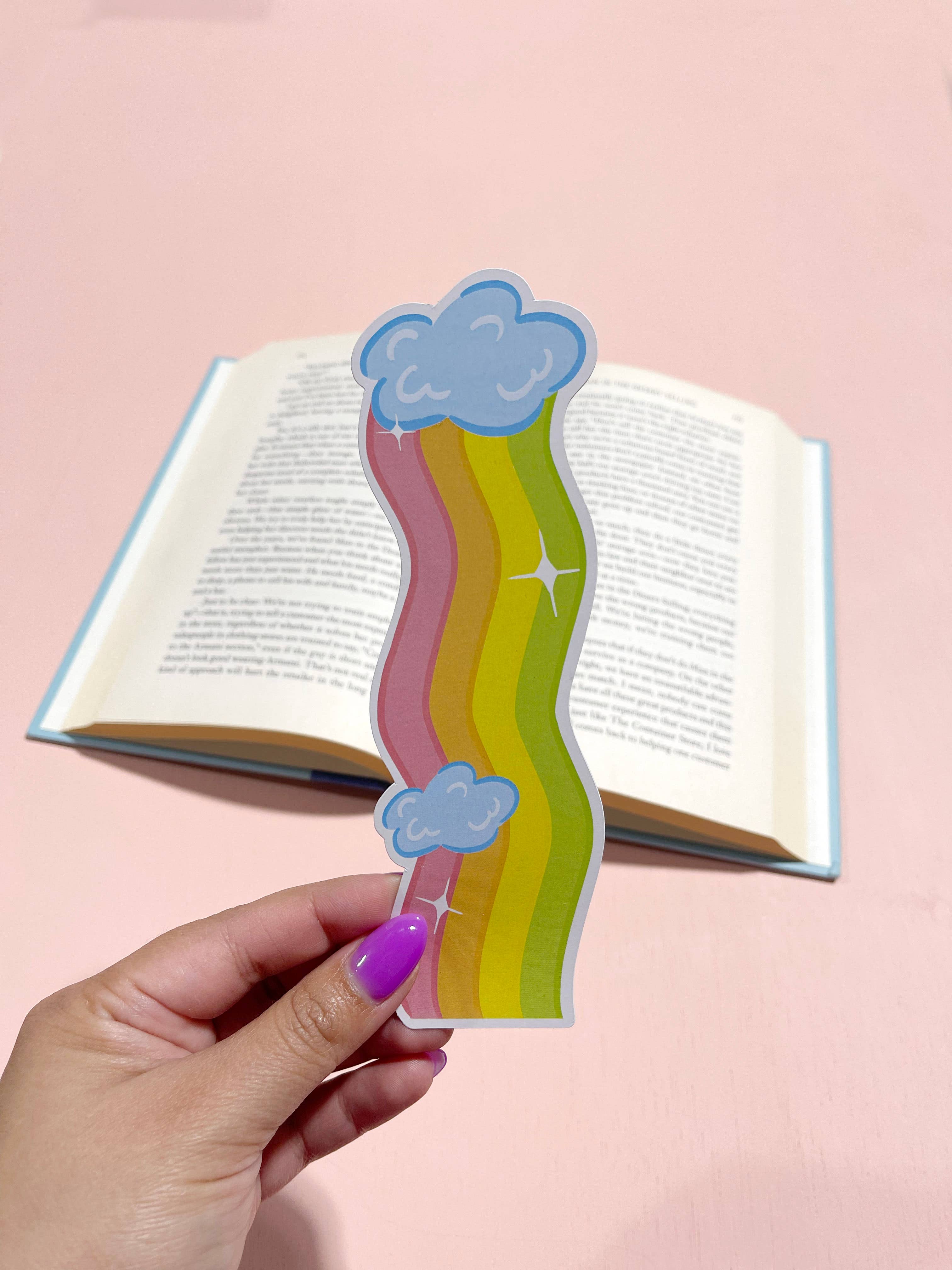 Bloomwolf Studio - Rainbow Die Cut Bookmark