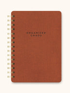 Studio Oh!, Organized Chaos (Cinnamon Brown) Agatha Notebook