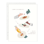 Seedlings, Dinner Date Anniversary Card
