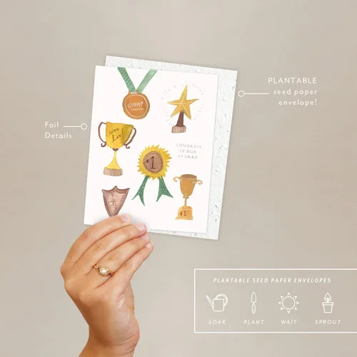 Seedlings, You're # 1 Graduation Card