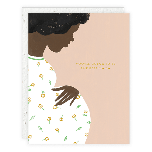 Seedlings - Baby Bump - New Baby Card