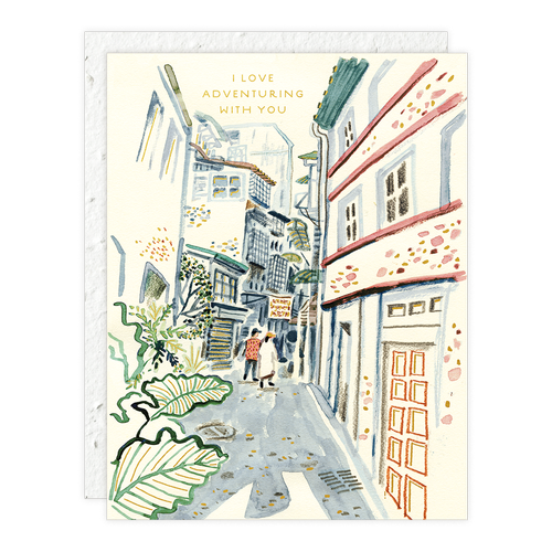 Seedlings, Adventuring With You Love + Friendship Card
