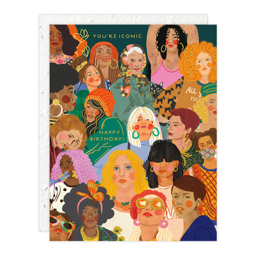 Seedlings - Iconic Ladies | Birthday Card