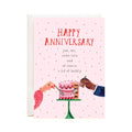 MR. BODDINGTON'S, Two Forks Anniversary Card