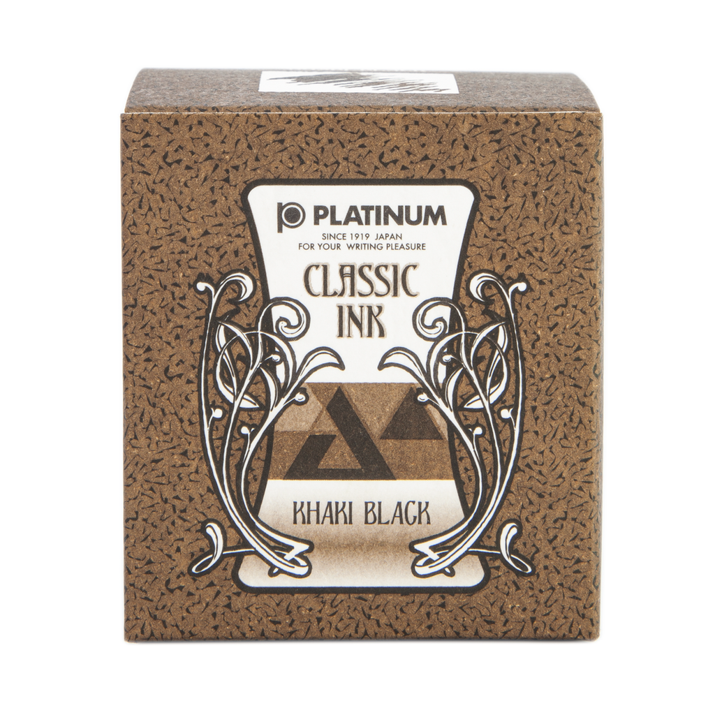 Platinum Classic Khaki Black Ink 60cc