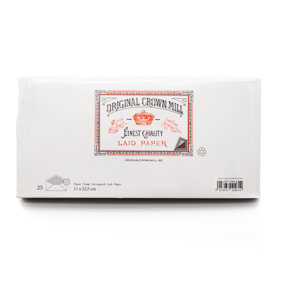 Original Crown Mill Classic Laid Envelopes (for A4), White