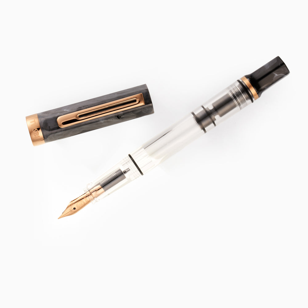 TWSBI ECO Black Marble w/Bronze Medium, Fountain Pen